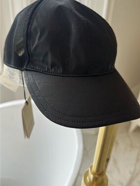Black Monogram Baseball Cap GUCCI